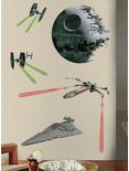 Star Wars Classic Space Ships Peel & Stick Giant Wall Decals, , alternate