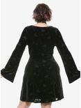 Her Universe Disney Hocus Pocus Icon Velvet Bell Sleeve Dress Plus Size, BLACK, alternate