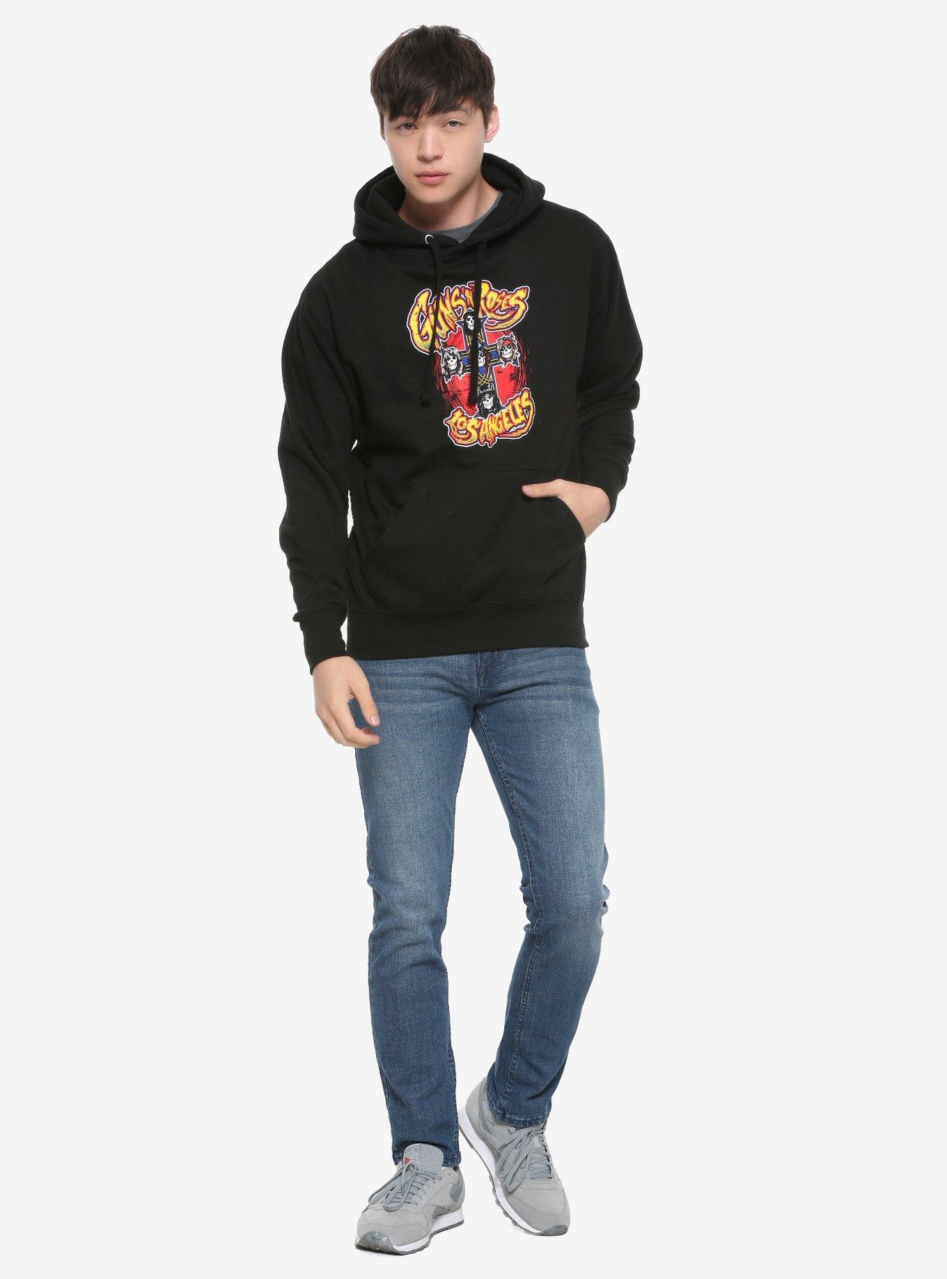 Guns N' Roses Appetite For Los Angeles Hoodie, BLACK, alternate