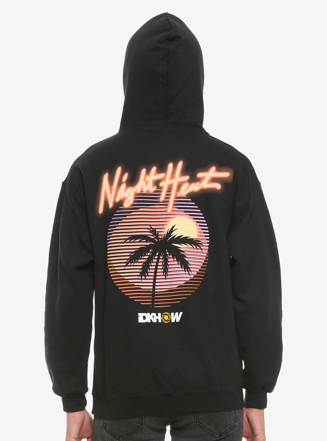 I Don't Know How But They Found Me Night Heat Hoodie, BLACK, alternate
