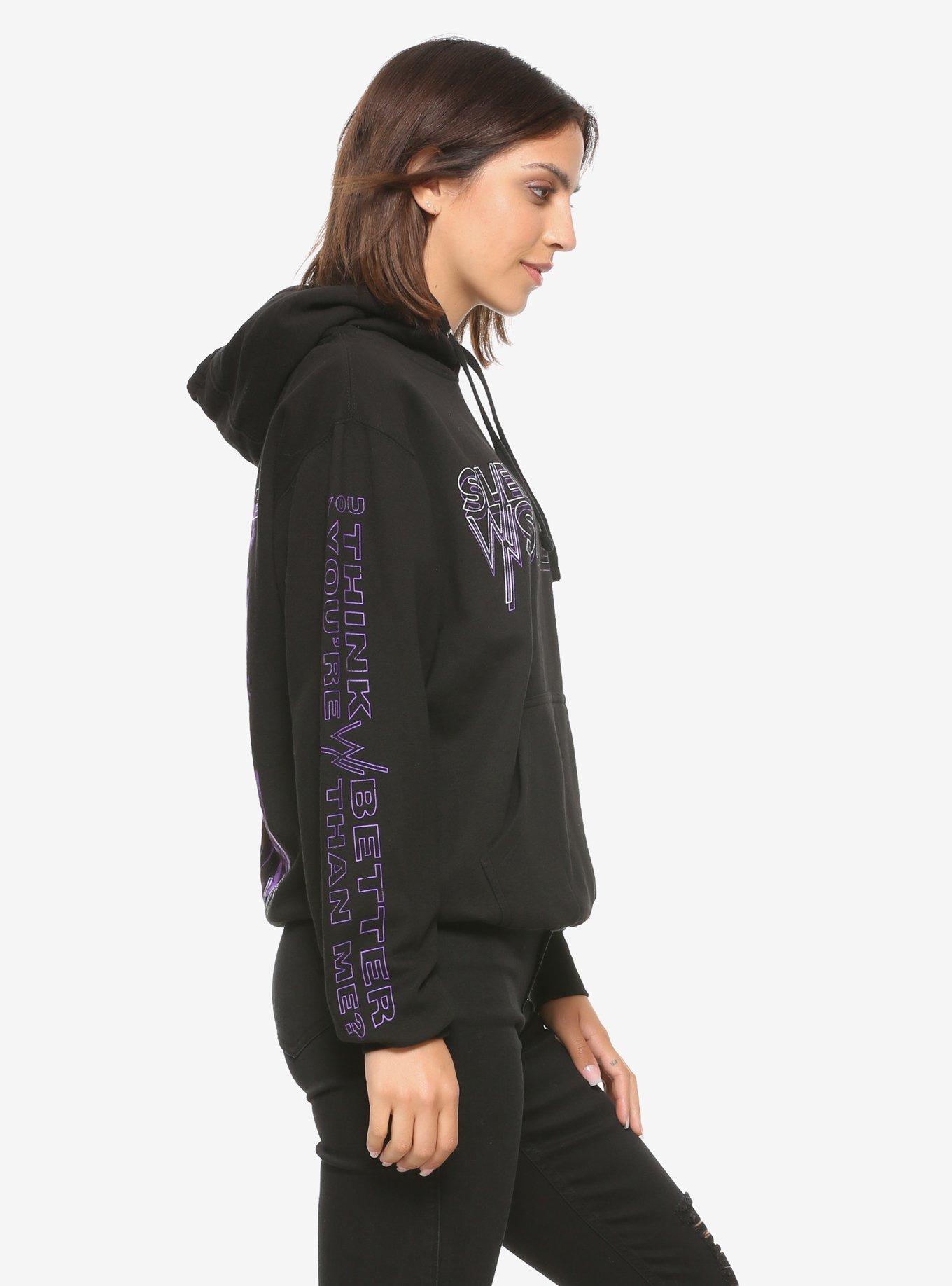 Sleeping With Sirens Agree To Disagree Girls Hoodie, BLACK, alternate