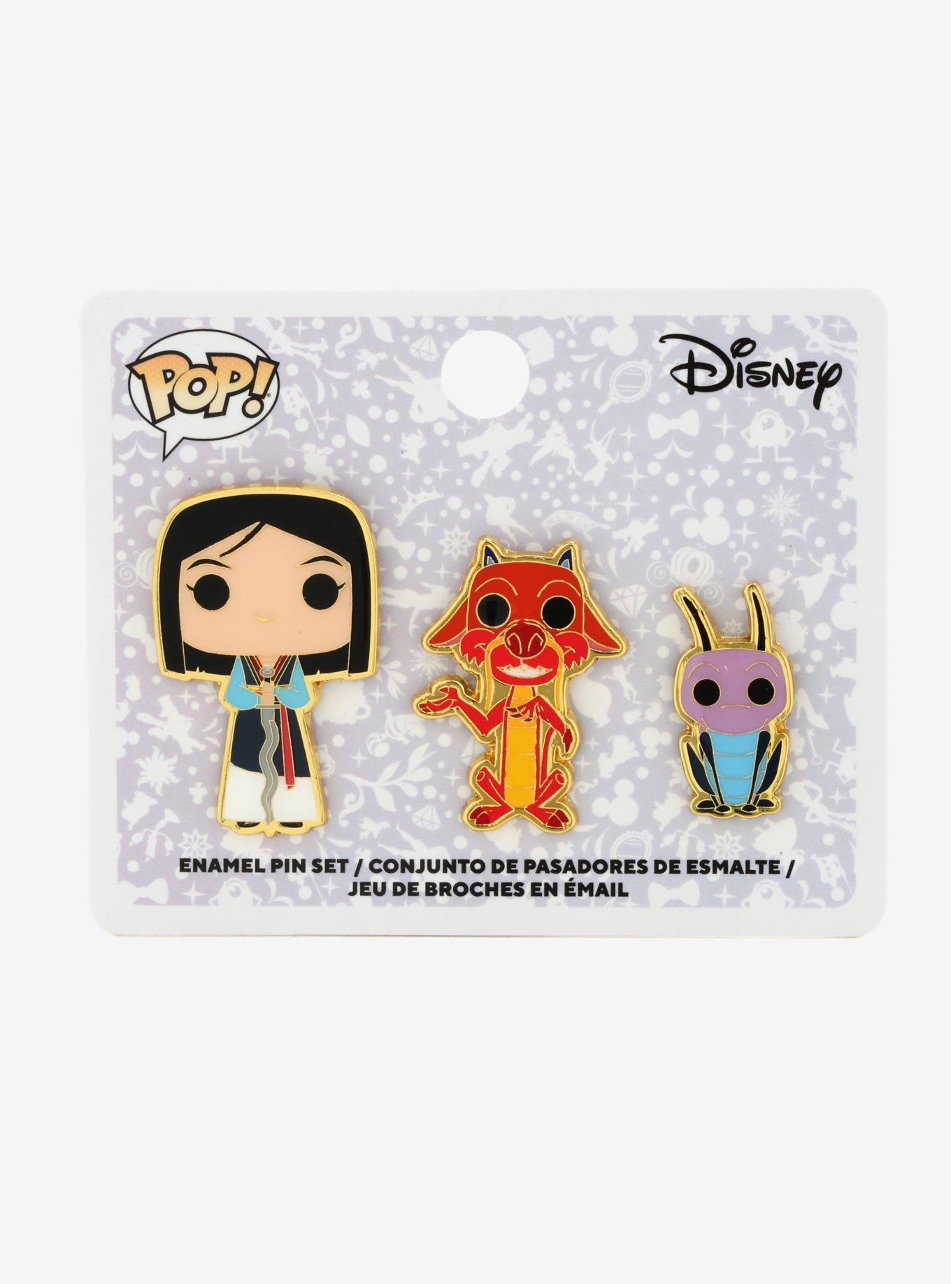 Funko Pop! Disney Mulan Mushu Cri-Kee Enamel Pin Set, , alternate