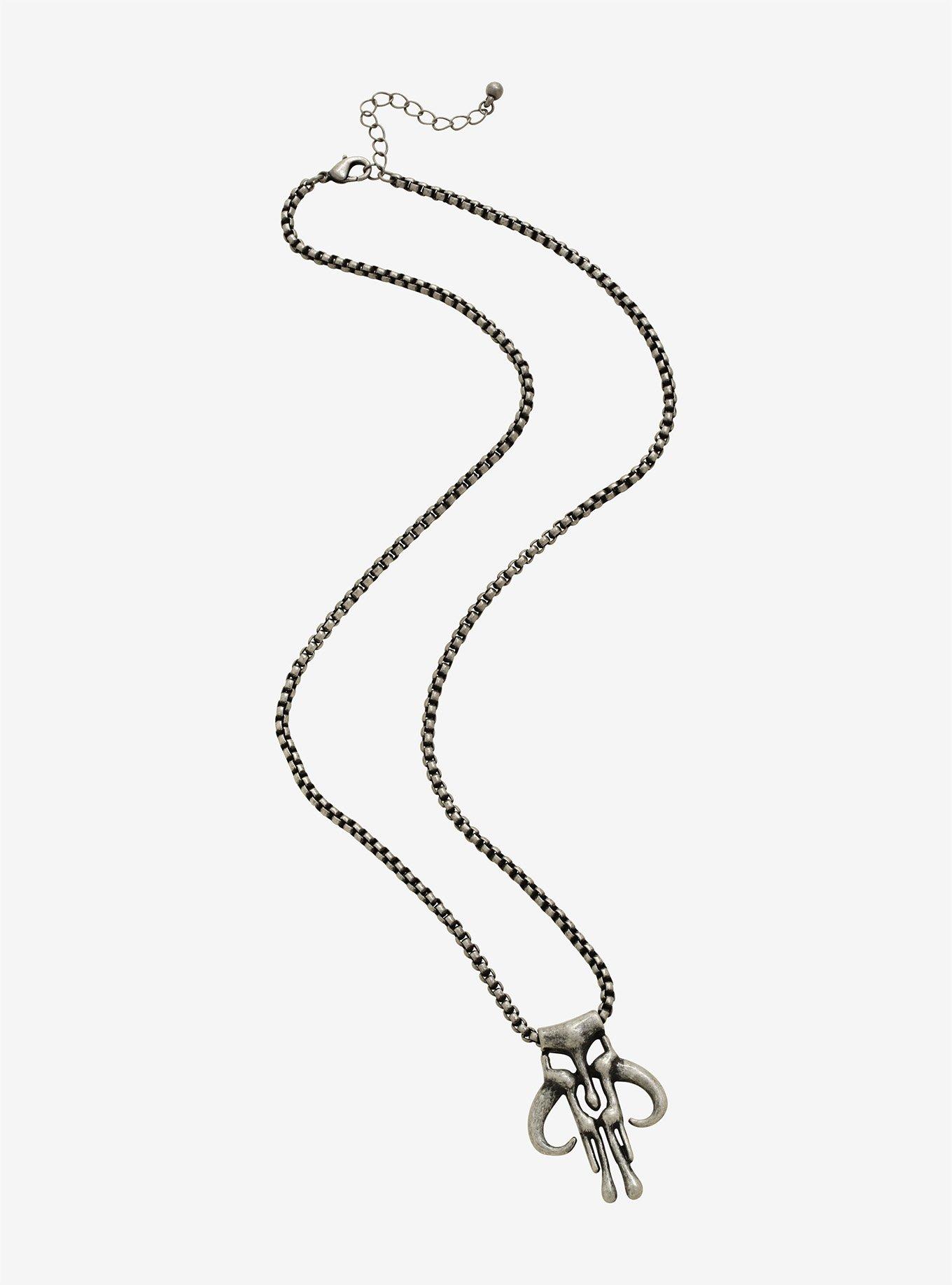 Star Wars Mandalorian Mythosaur Necklace - BoxLunch Exclusive, , alternate