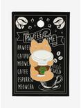 Coffee Cat Enamel Pin, , alternate