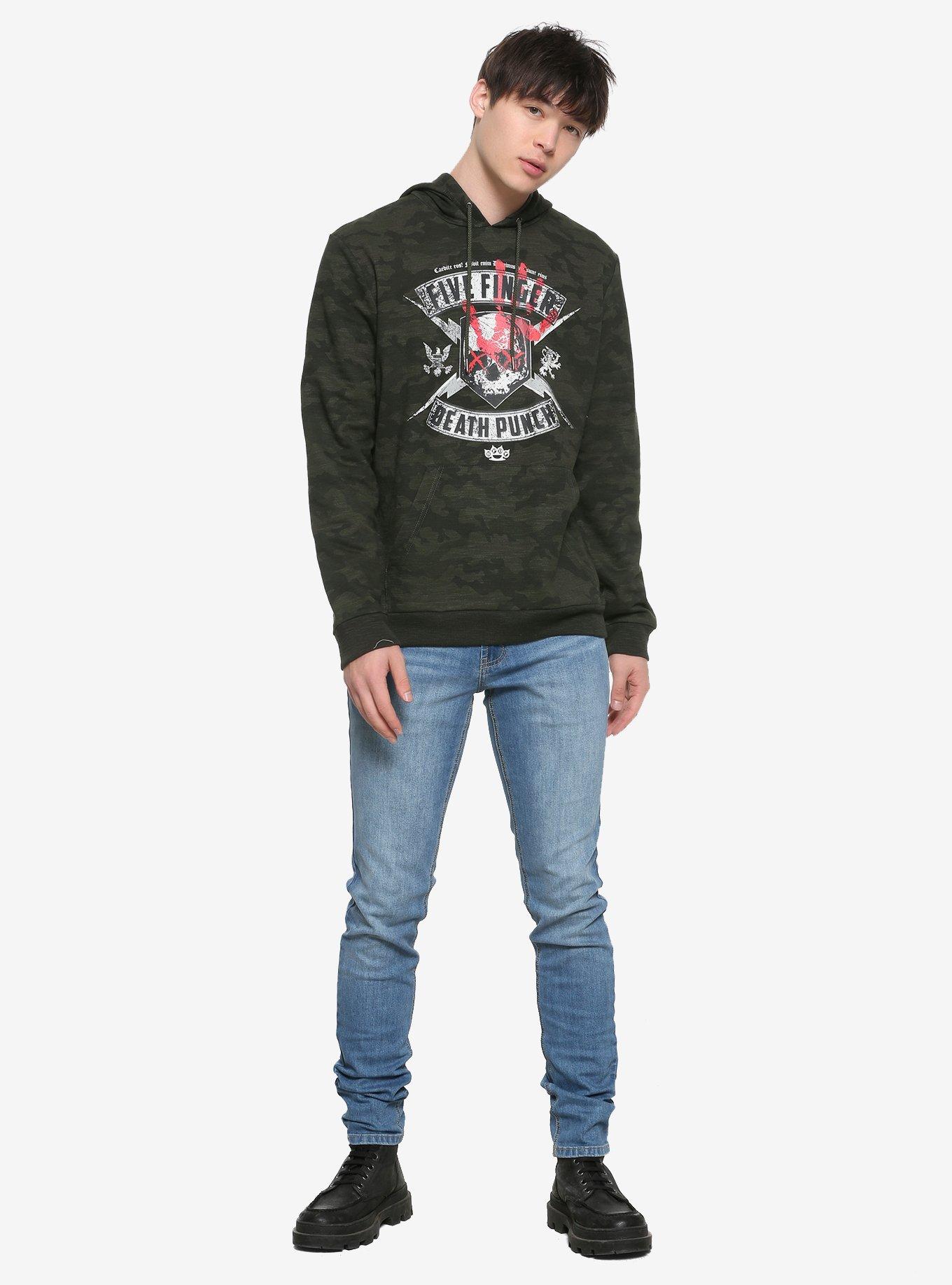 Five Finger Death Punch Camo Hoodie, MULTI, alternate