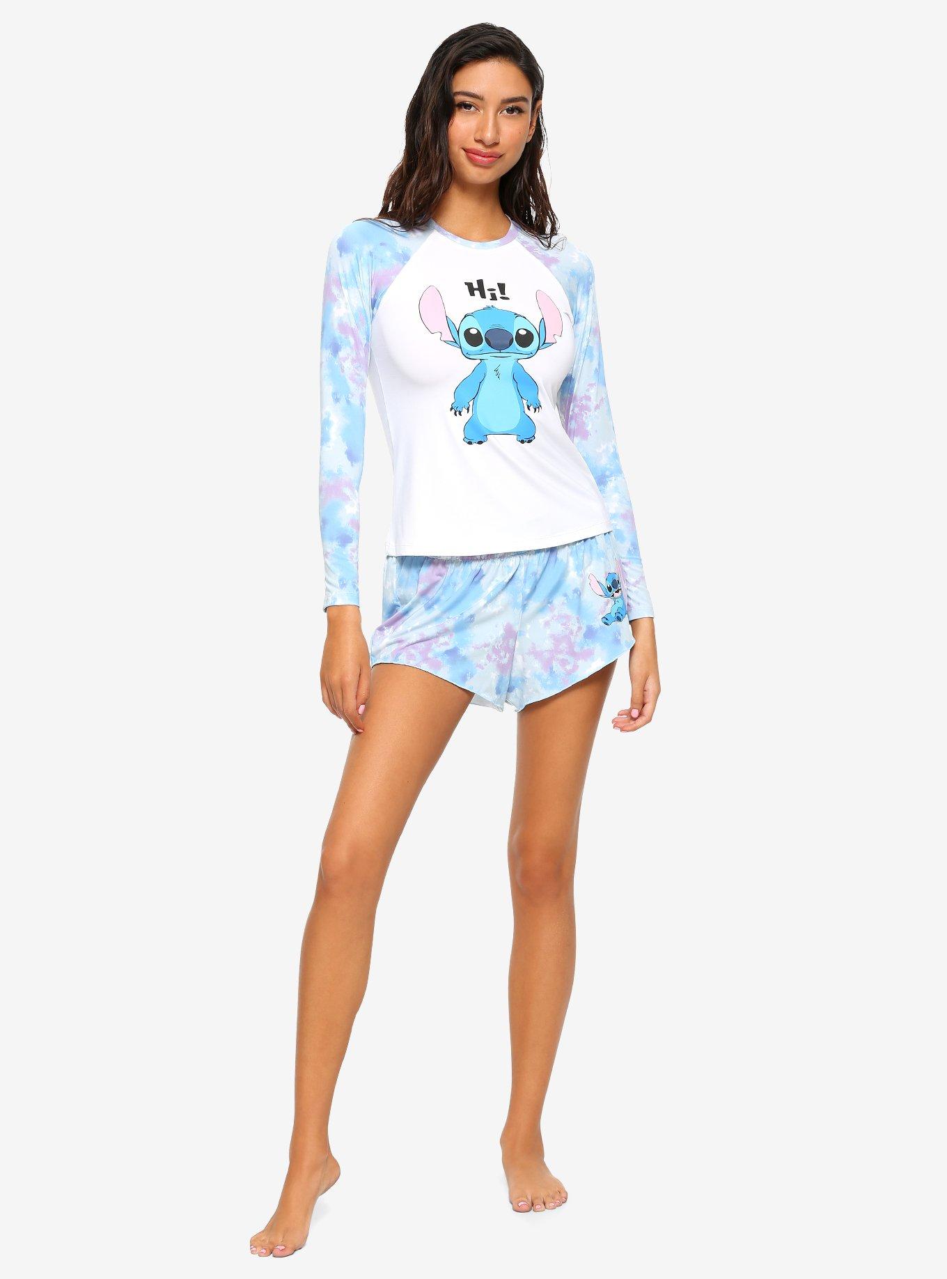 Disney Lilo & Stitch Tie-Dye Girls Rash Guard, MULTI, alternate