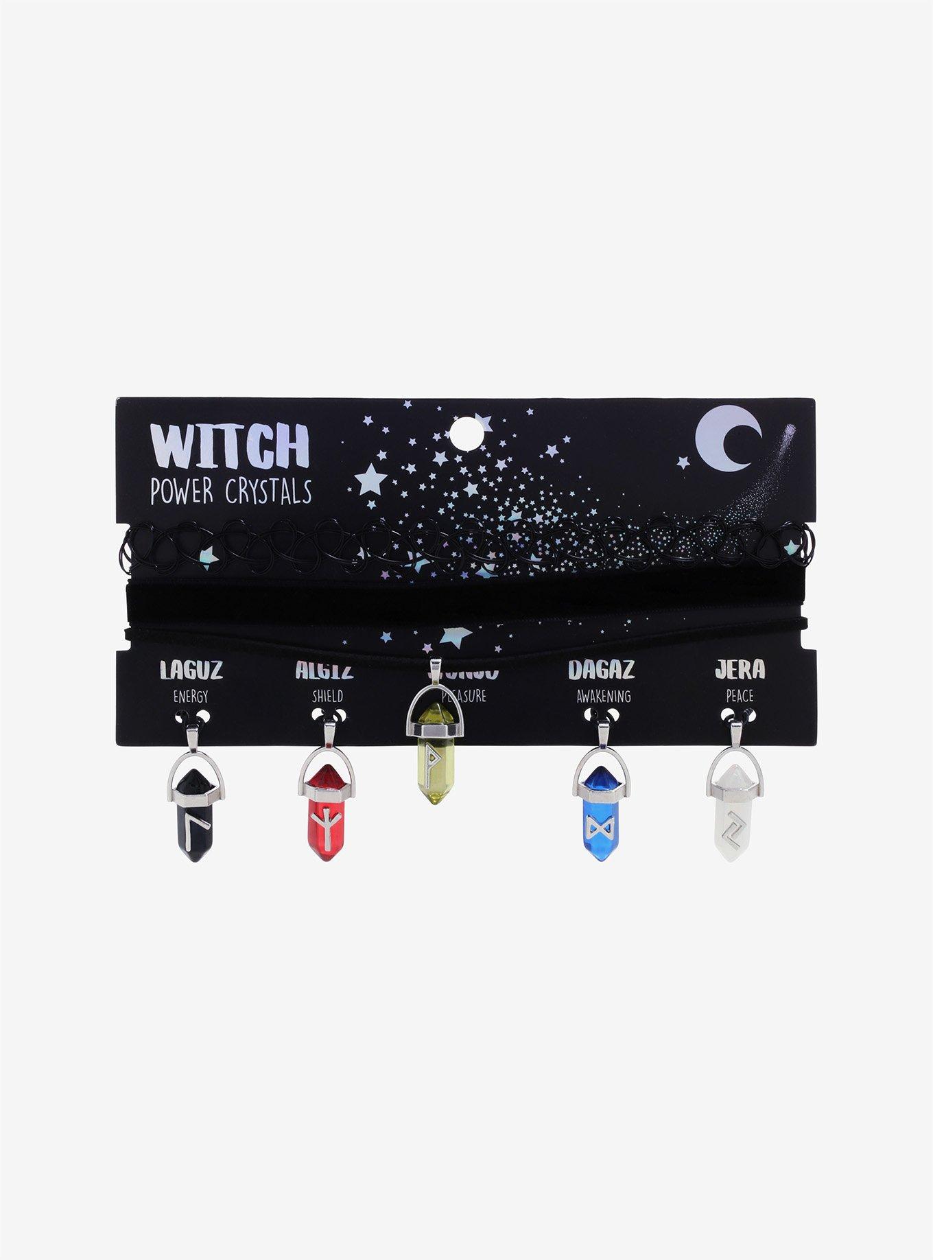 Witch Power Crystal Interchangeable Choker Set, , alternate