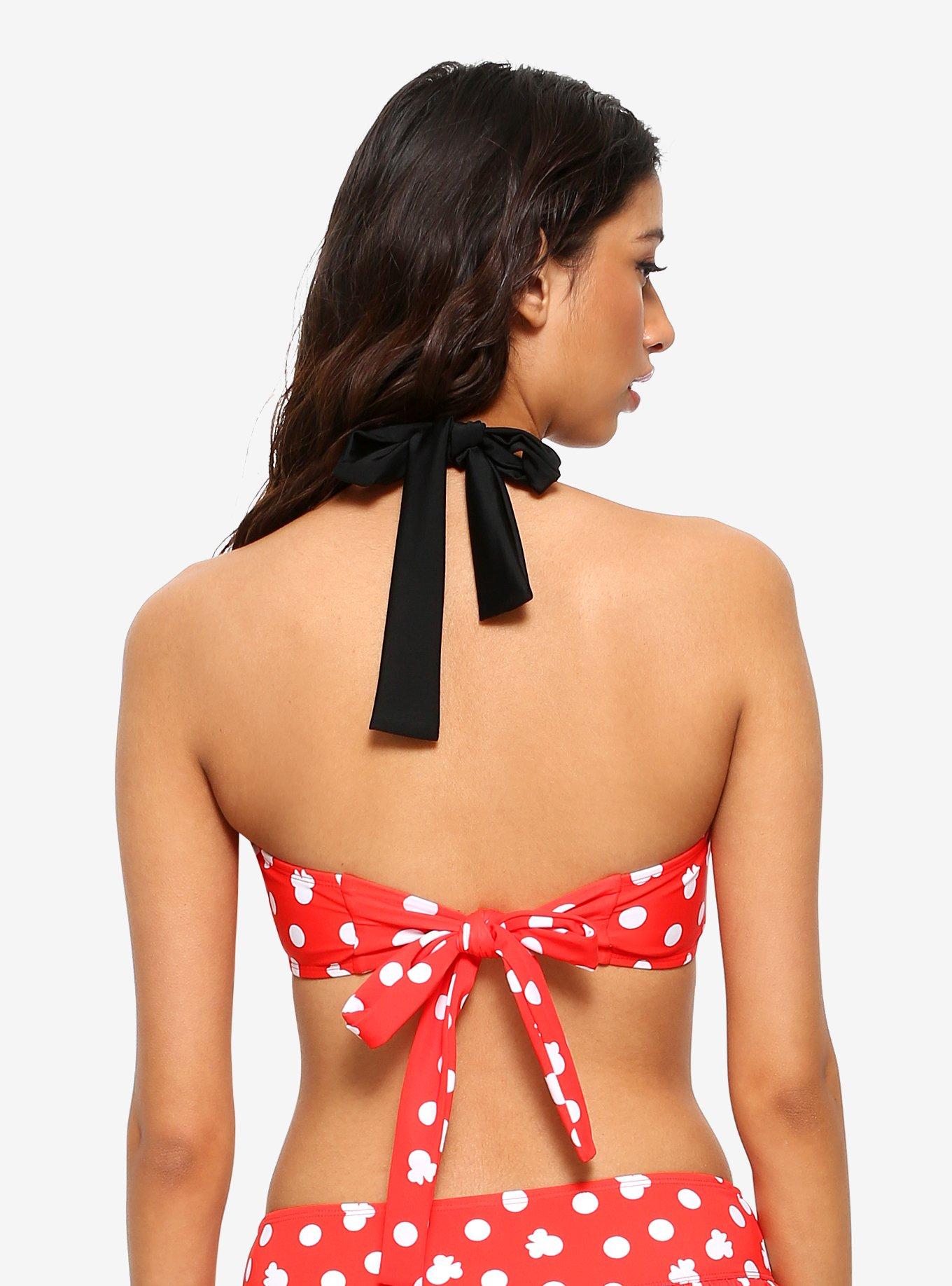 Disney Minnie Mouse Polka Dot Swim Top, MULTI, alternate