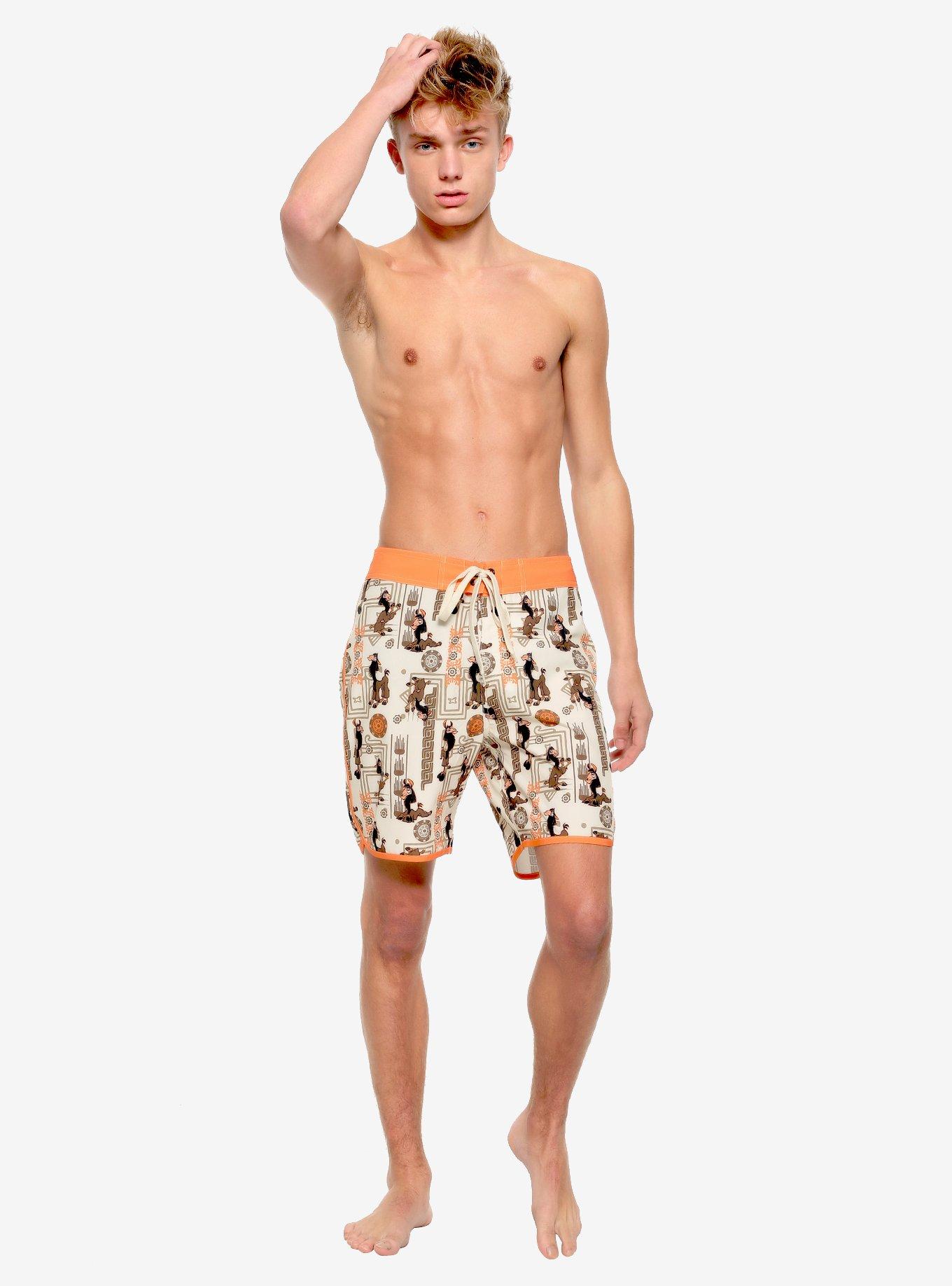 Disney The Emperor's New Groove Kuzco Swim Trunks, MULTI, alternate