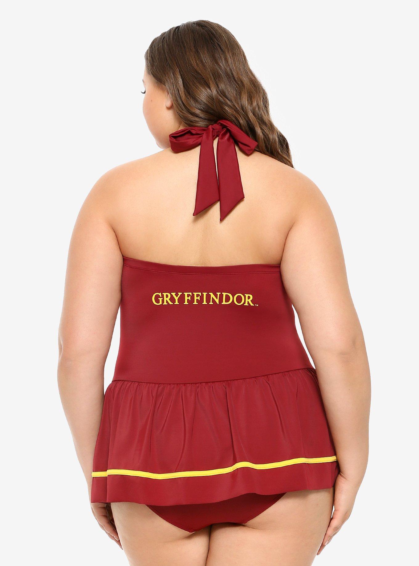 Harry Potter Gryffindor Swimsuit Plus Size, MULTI, alternate