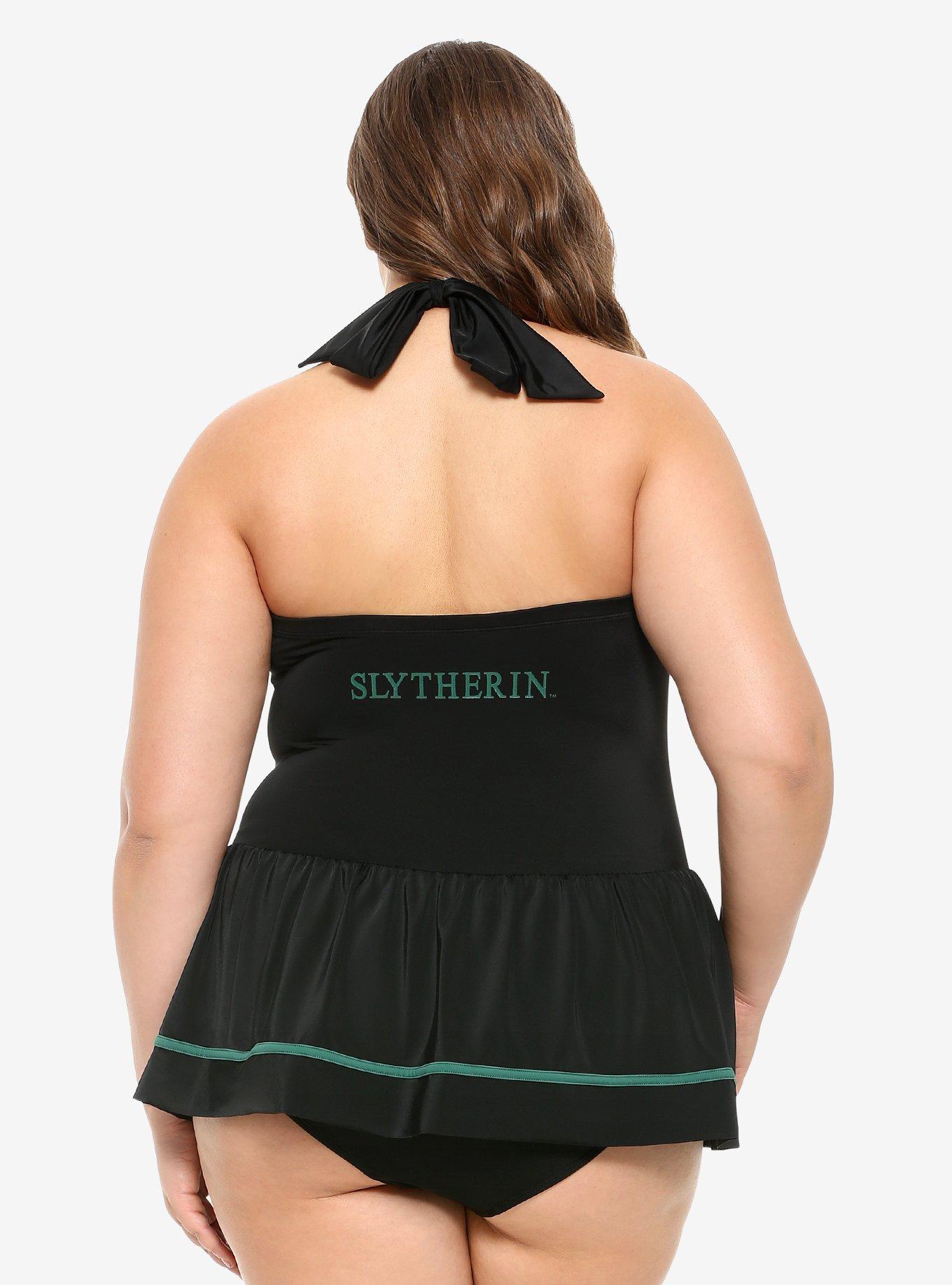 Harry Potter Slytherin Swimsuit Plus Size, MULTI, alternate