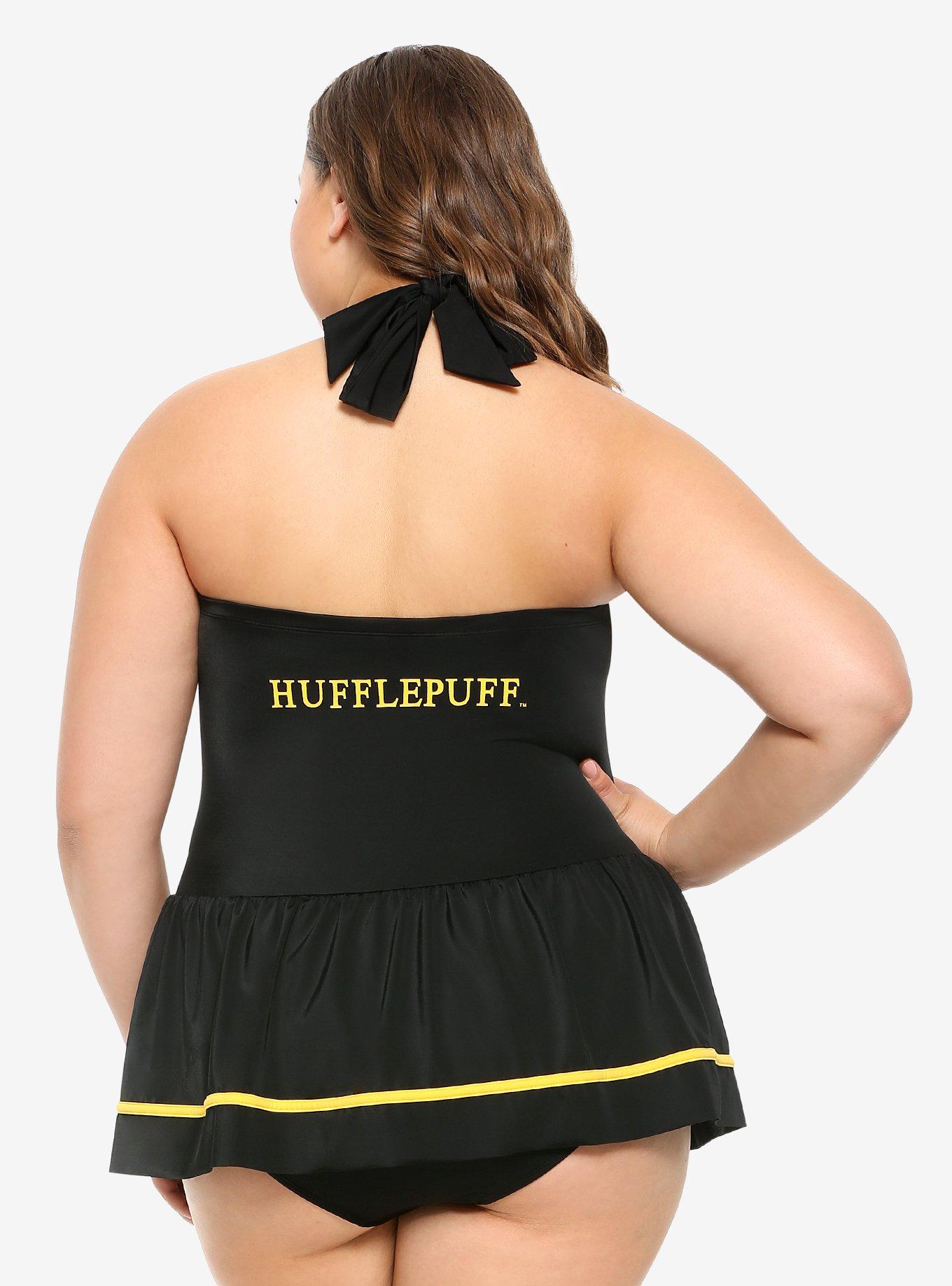 Harry Potter Hufflepuff Swimsuit Plus Size, MULTI, alternate