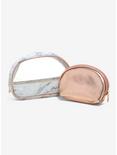Cosmopolitan Rose Gold & Marble Makeup Bag Set, , alternate