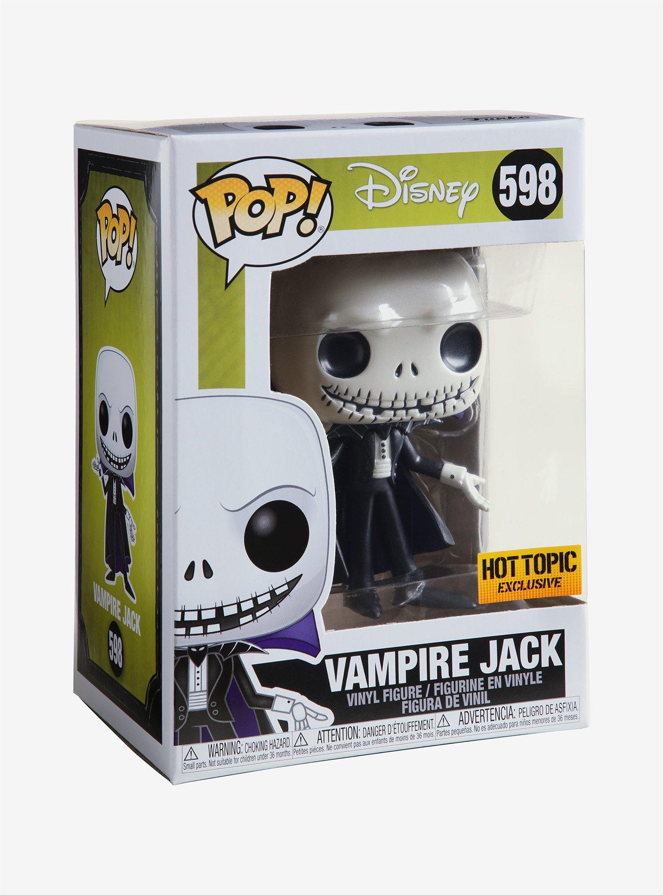 Funko The Nightmare Before Christmas Pop! Vampire Jack (Metallic) Vinyl Figure Hot Topic Exclusive, , alternate