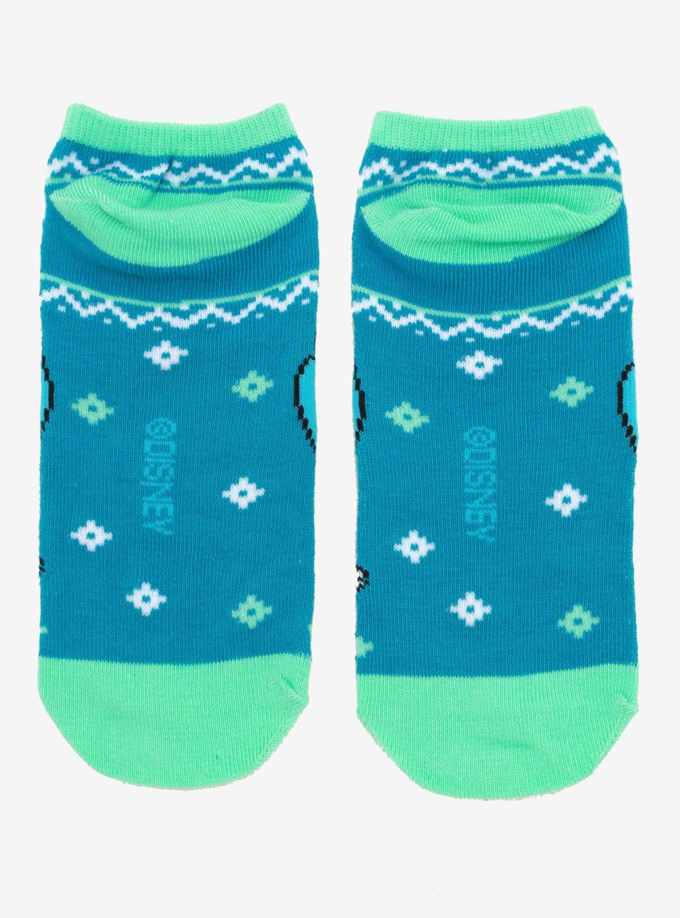 Disney Lilo & Stitch Holiday No-Show Socks, , alternate