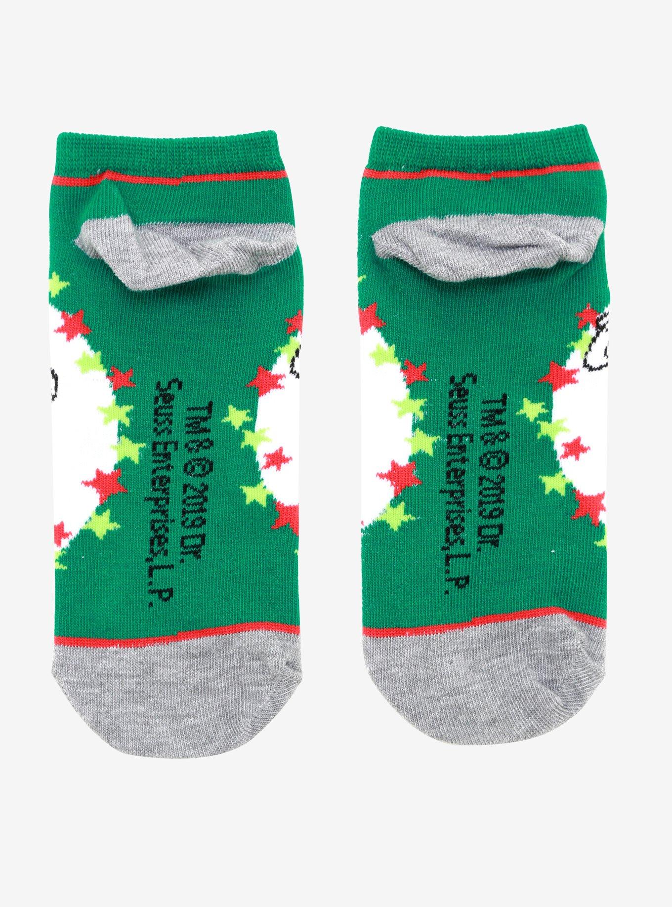How The Grinch Stole Christmas! Grinch No-Show Socks, , alternate