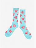 Disney Mickey Mouse Allover Print Strawberry Donut Crew Socks - BoxLunch Exclusive, , alternate