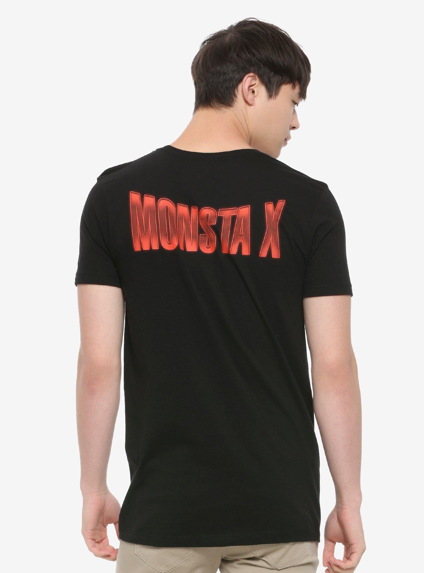Monsta X Lightning Photo T-Shirt, BLACK, alternate