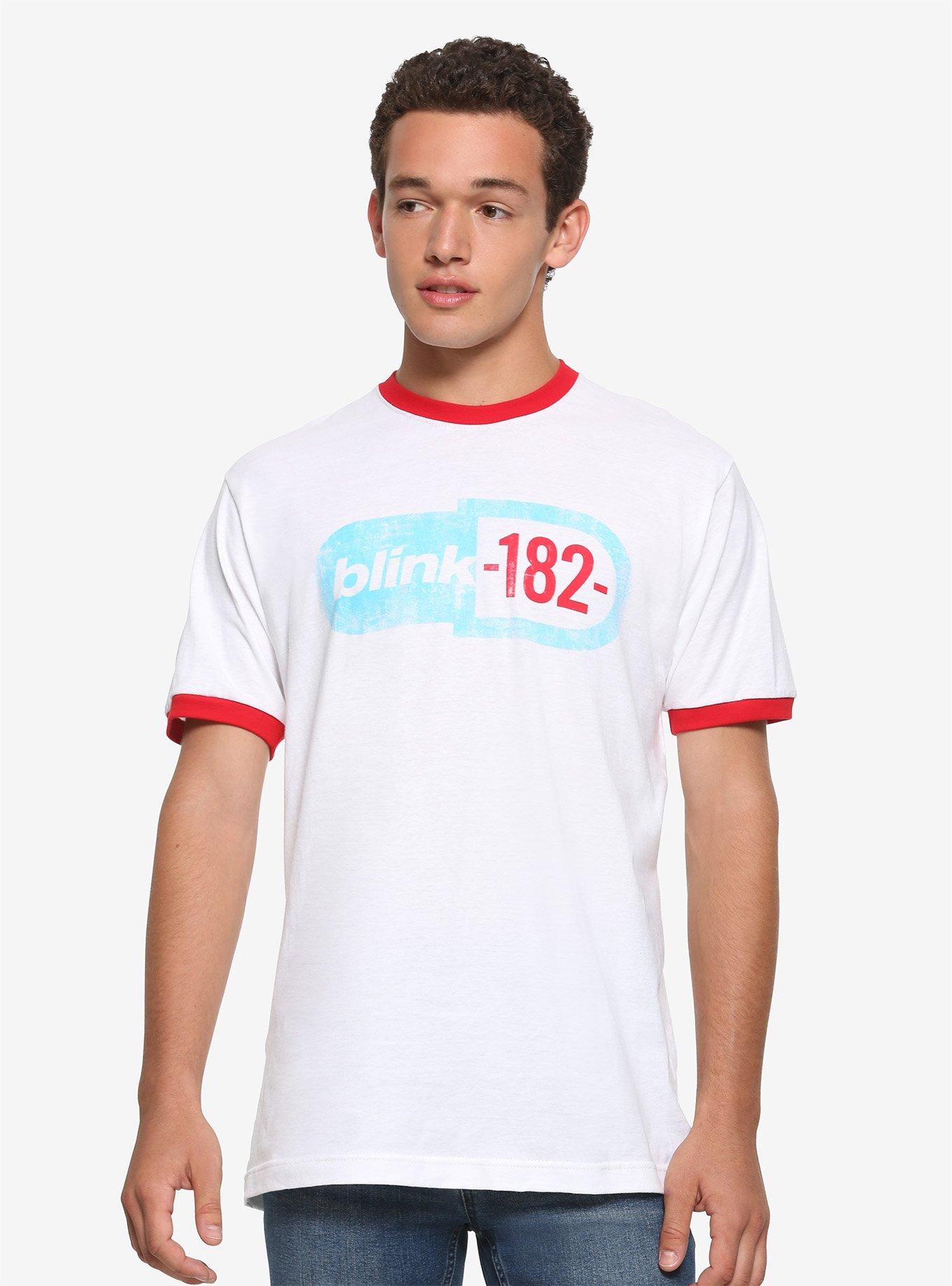 Blink-182 Enema Of The State Ringer T-Shirt, WHITE, alternate
