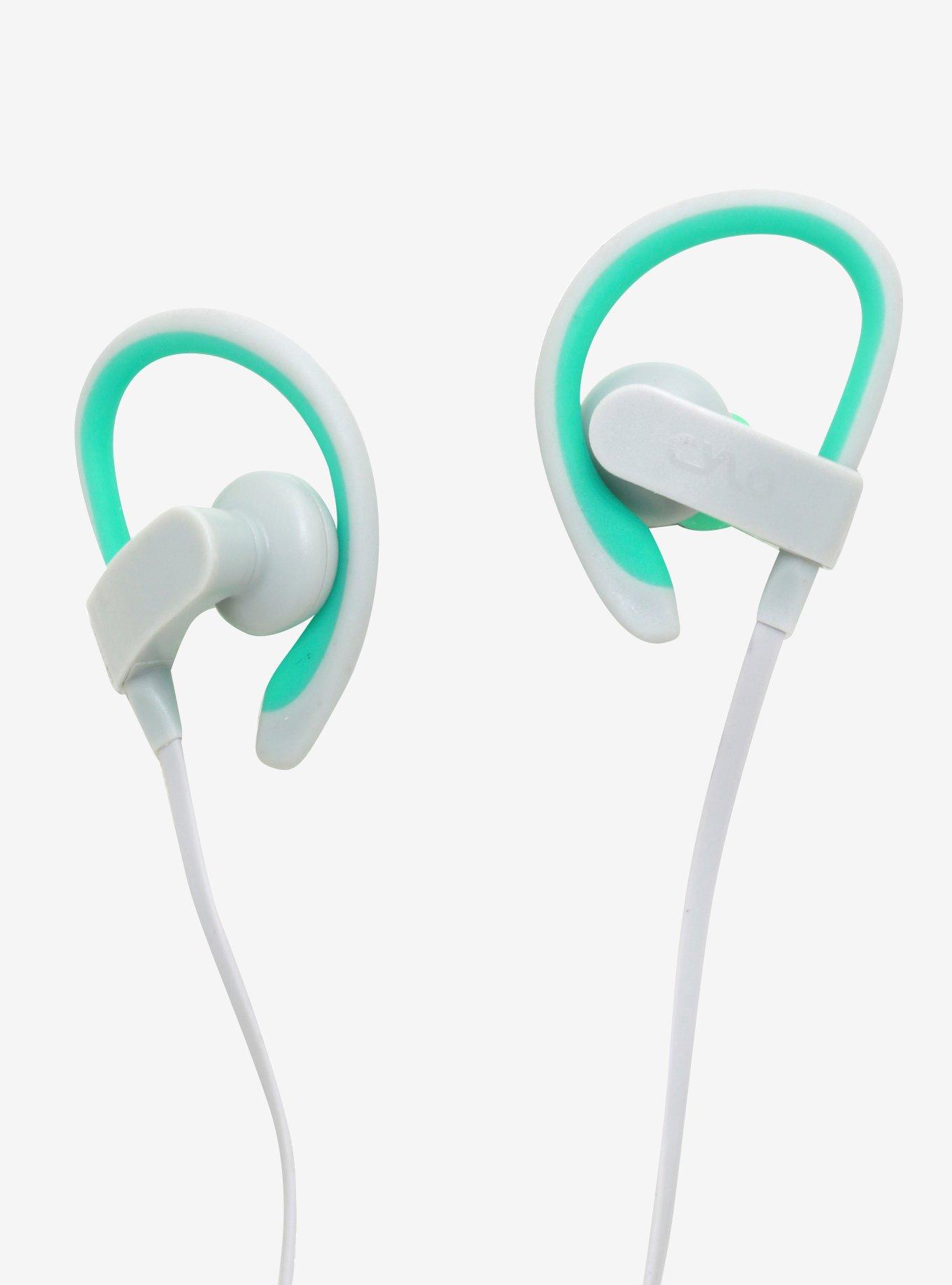 CYLO Mint & Grey Active Fit Bluetooth Earbuds, , alternate
