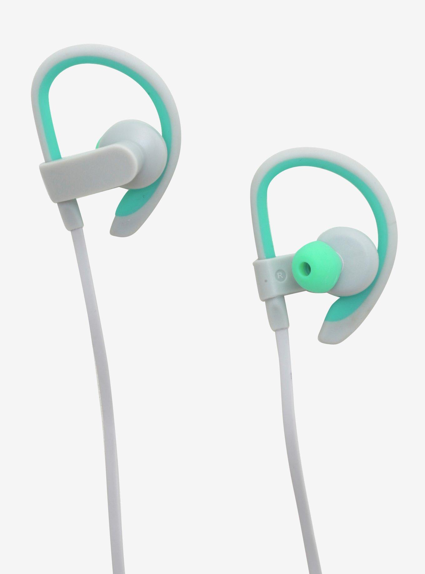 CYLO Mint & Grey Active Fit Bluetooth Earbuds, , alternate