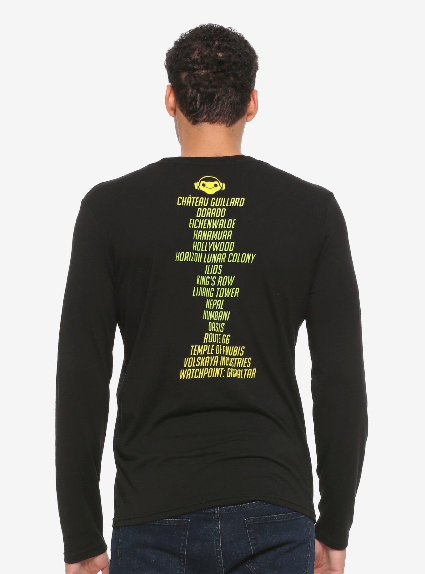 Our Universe Overwatch Lucio Long Sleeve T-Shirt, BLACK, alternate