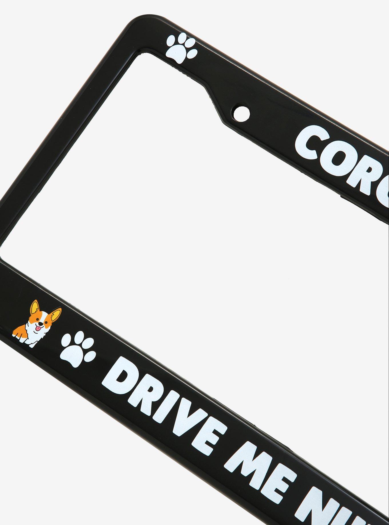 Corgi Butts License Plate Frame - BoxLunch Exclusive, , alternate