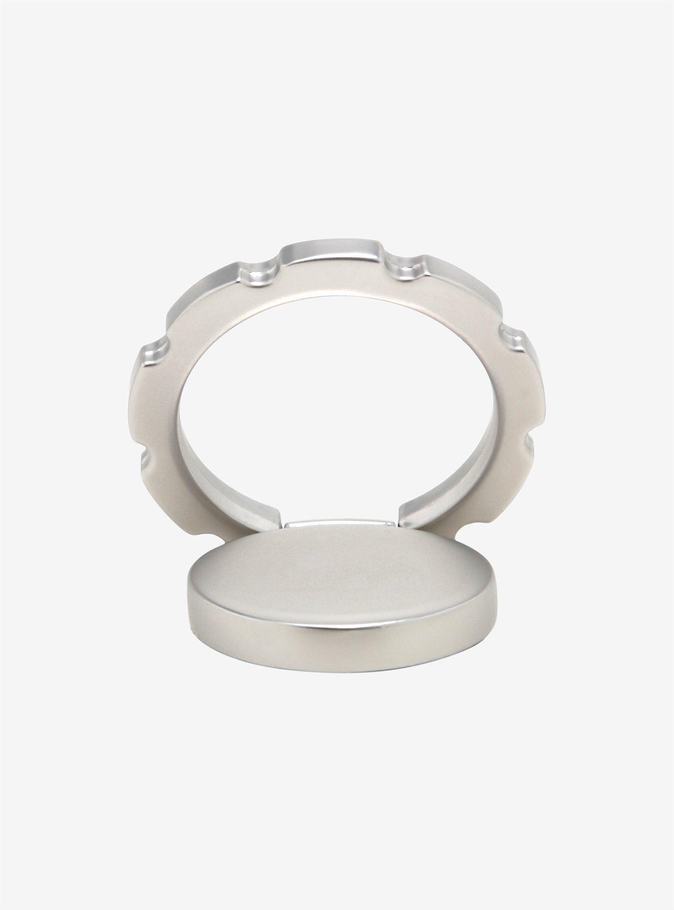 Silver Ruffle Ring Phone Grip & Stand, , alternate