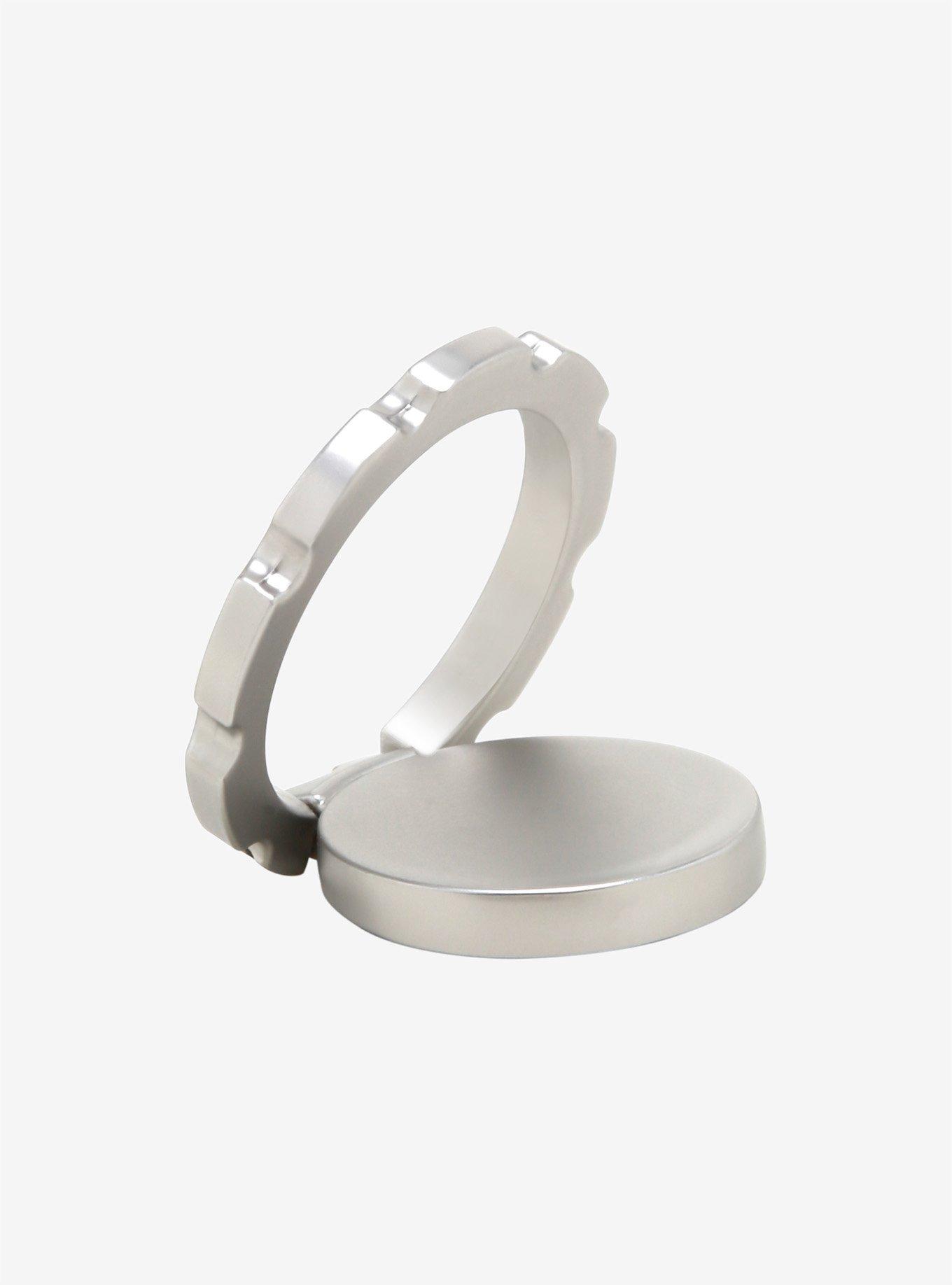 Silver Ruffle Ring Phone Grip & Stand, , alternate