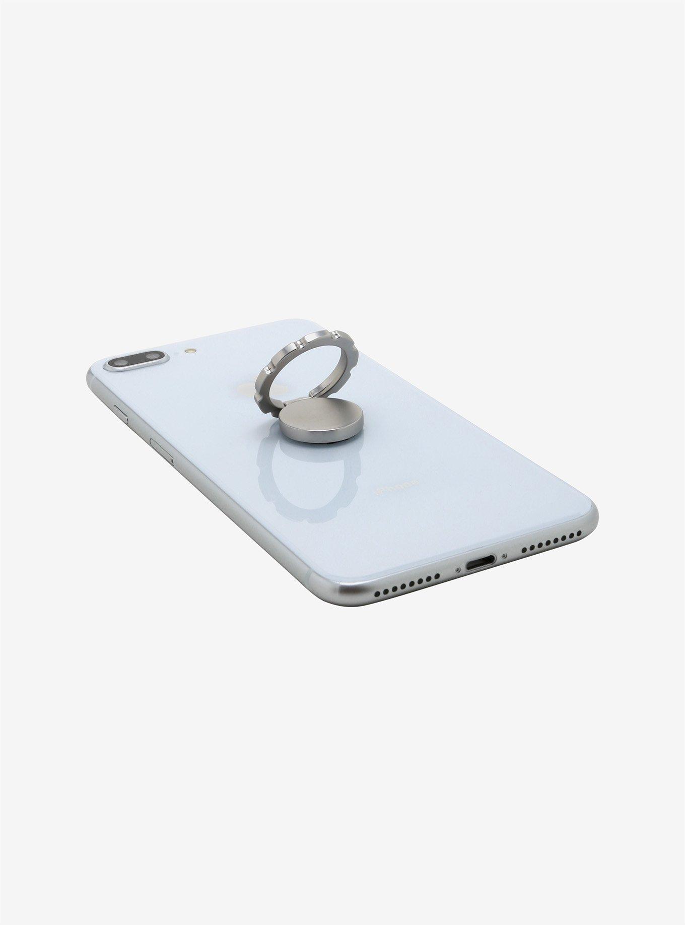 Silver Ruffle Ring Phone Grip & Stand, , alternate