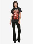 Slayer Horned Skull Girls T-Shirt, BLACK, alternate