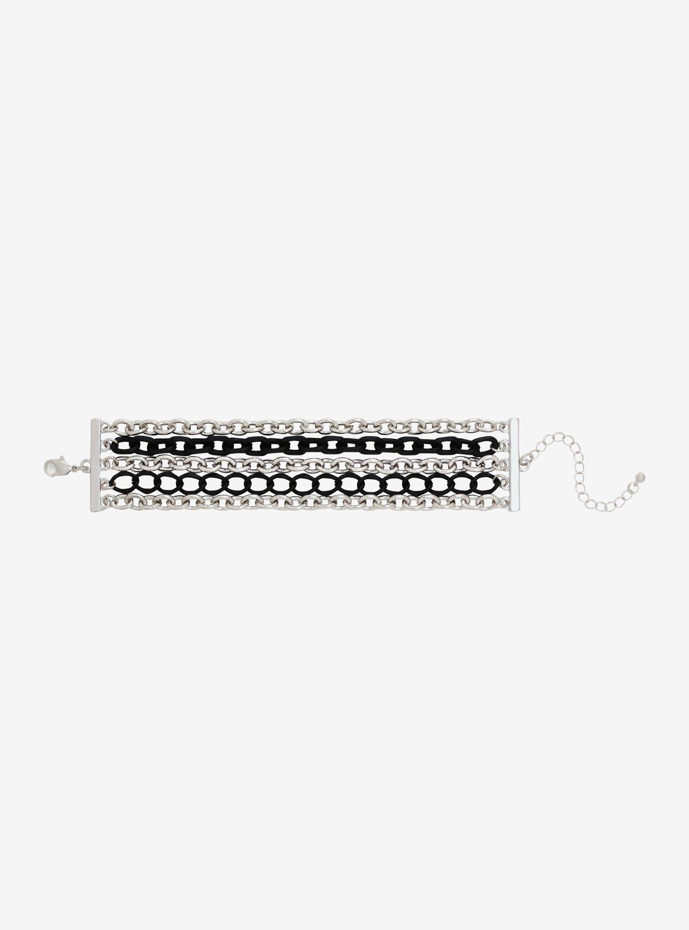 Multi Color Chain Bracelet, , alternate