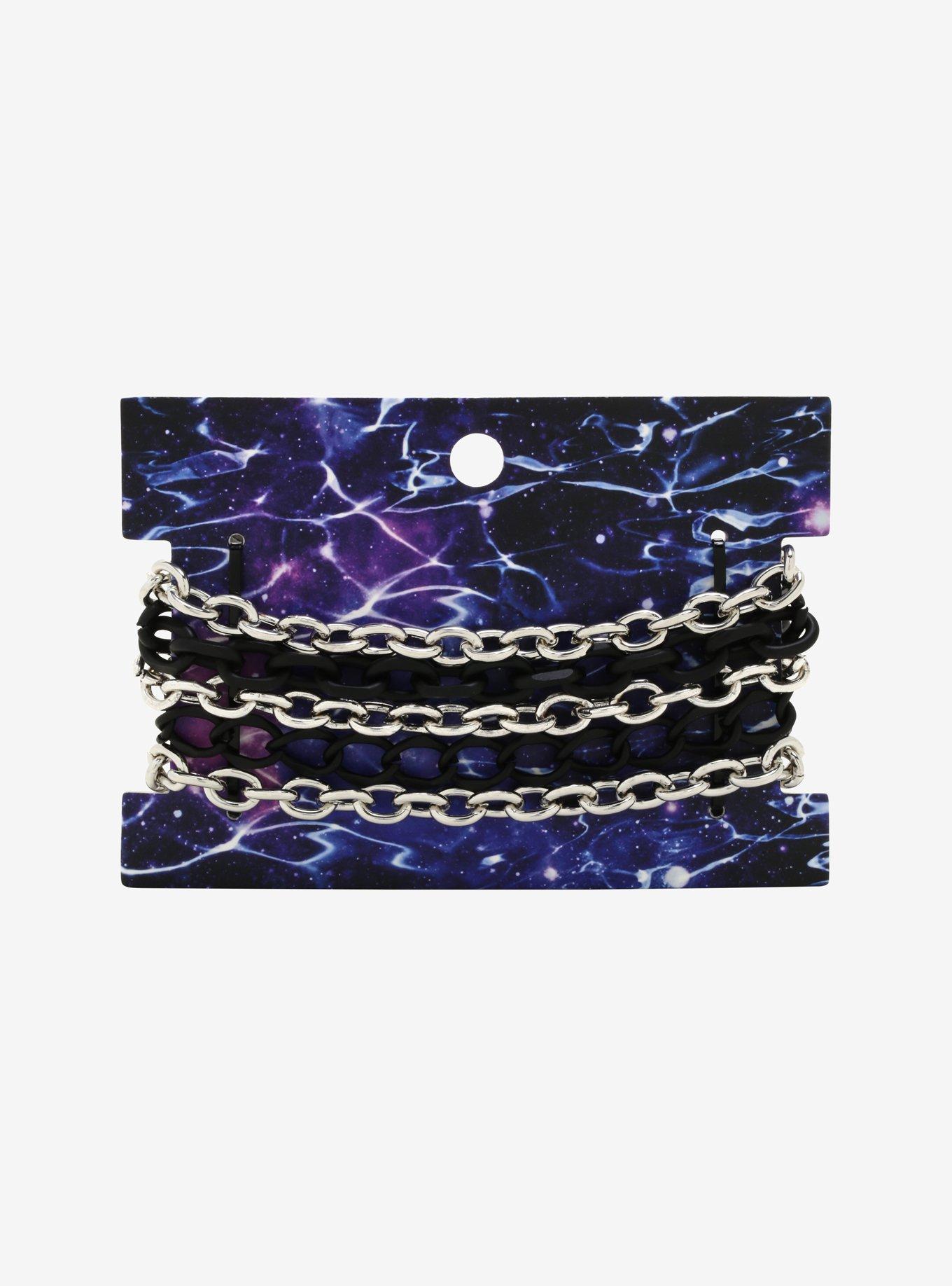 Multi Color Chain Bracelet, , alternate