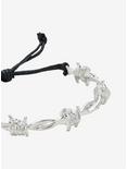 Barbed Wire Cord Bracelet, , alternate