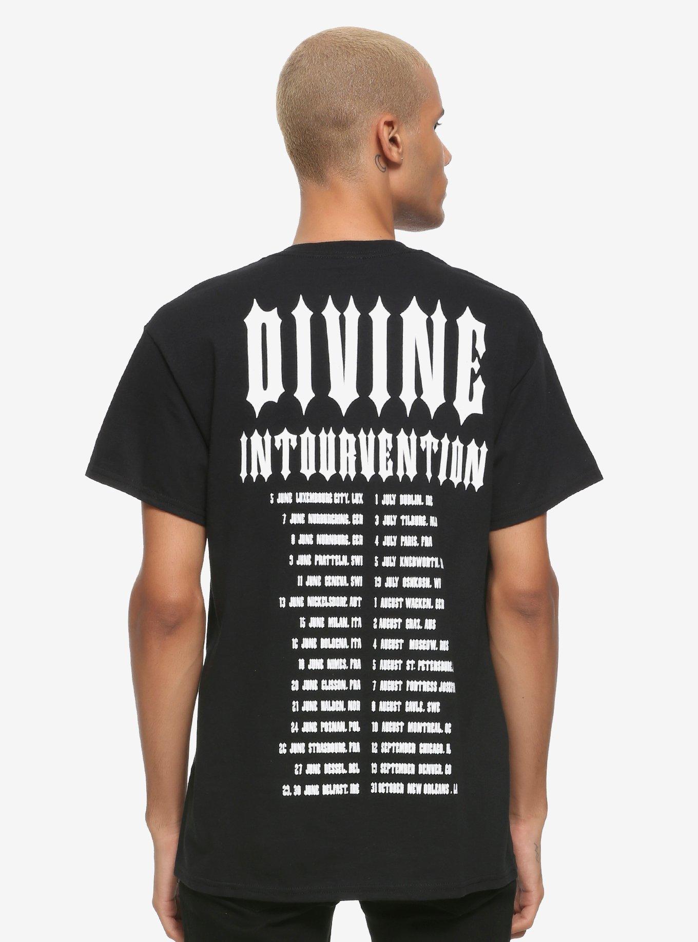 Slayer Divine Intervention Tour T-Shirt, BLACK, alternate