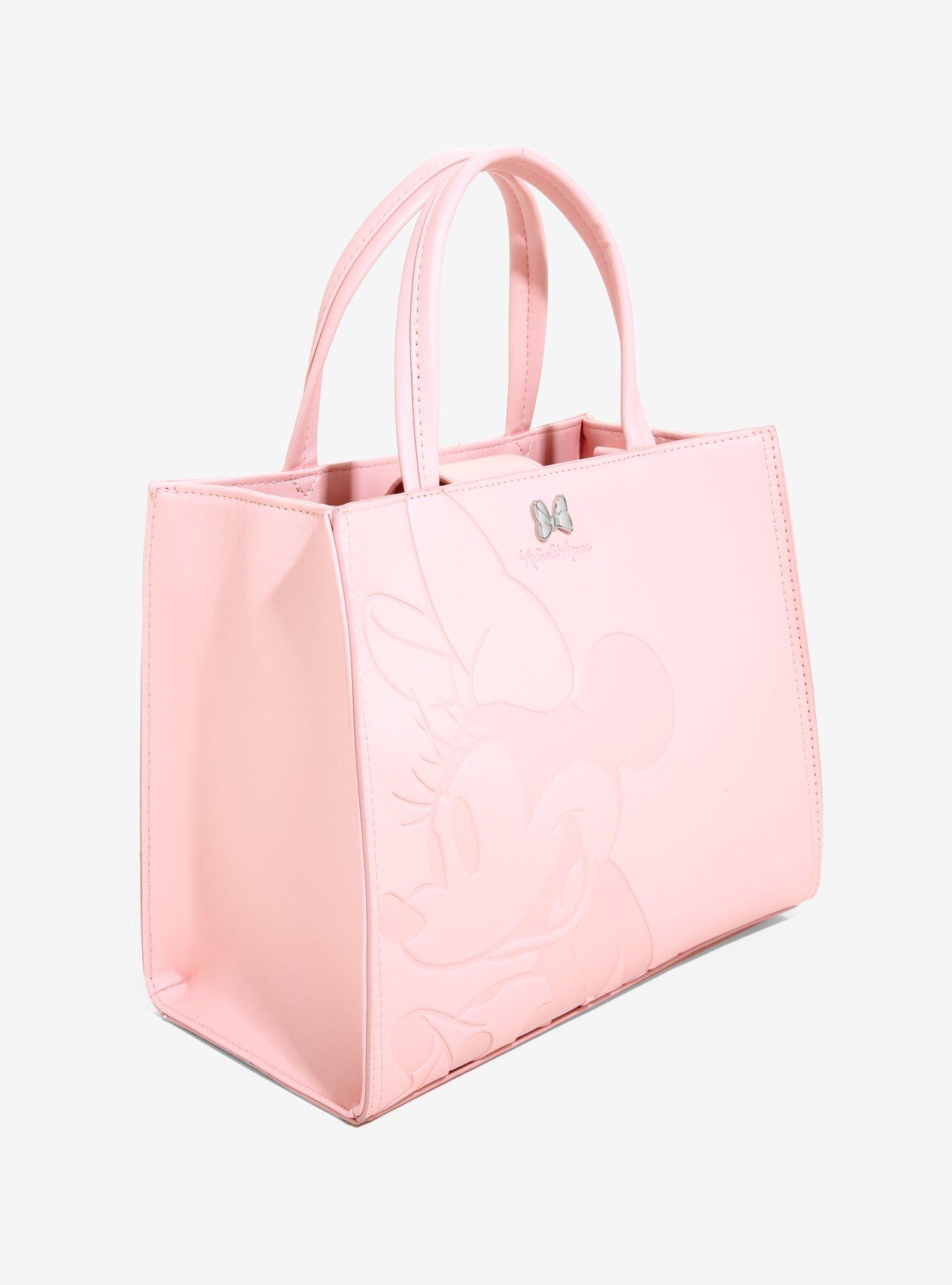 Loungefly Disney Minnie Mouse Pink Handbag, , alternate