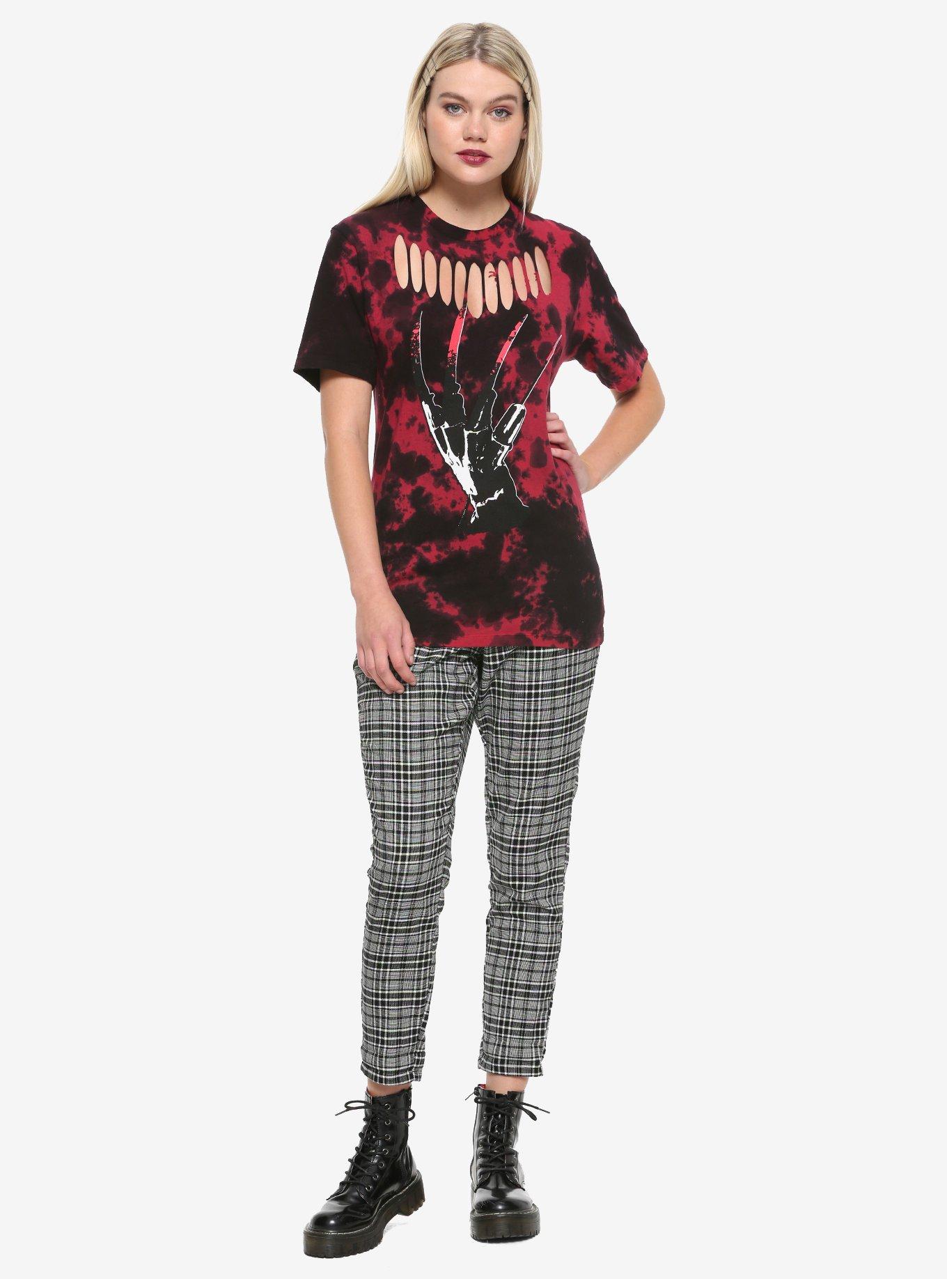 A Nightmare On Elm Street Freddy Slashed Girls T-Shirt, , alternate