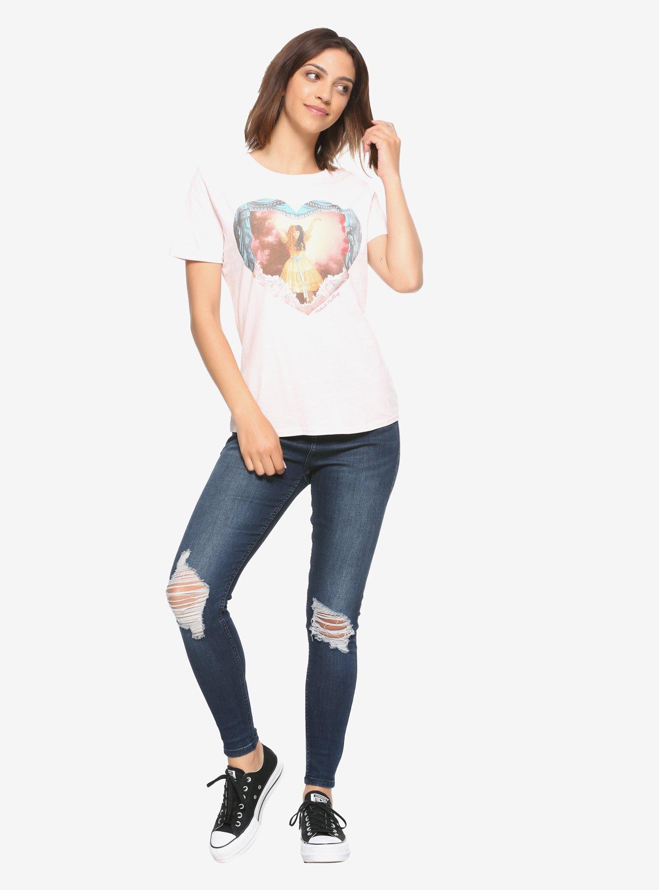 Melanie Martinez Puppet Strings Heart Girls T-Shirt, PINK, alternate