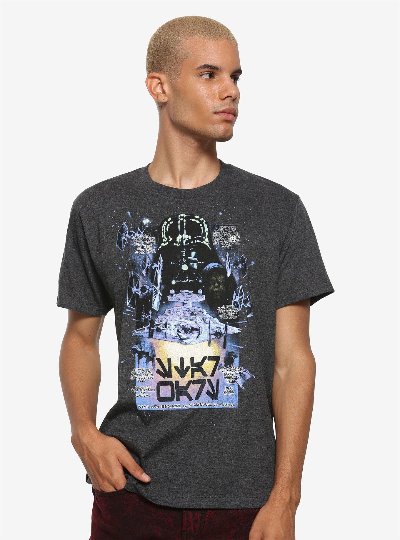 Star Wars The Empire Strikes Back Aurebesh T-Shirt, MULTI, alternate