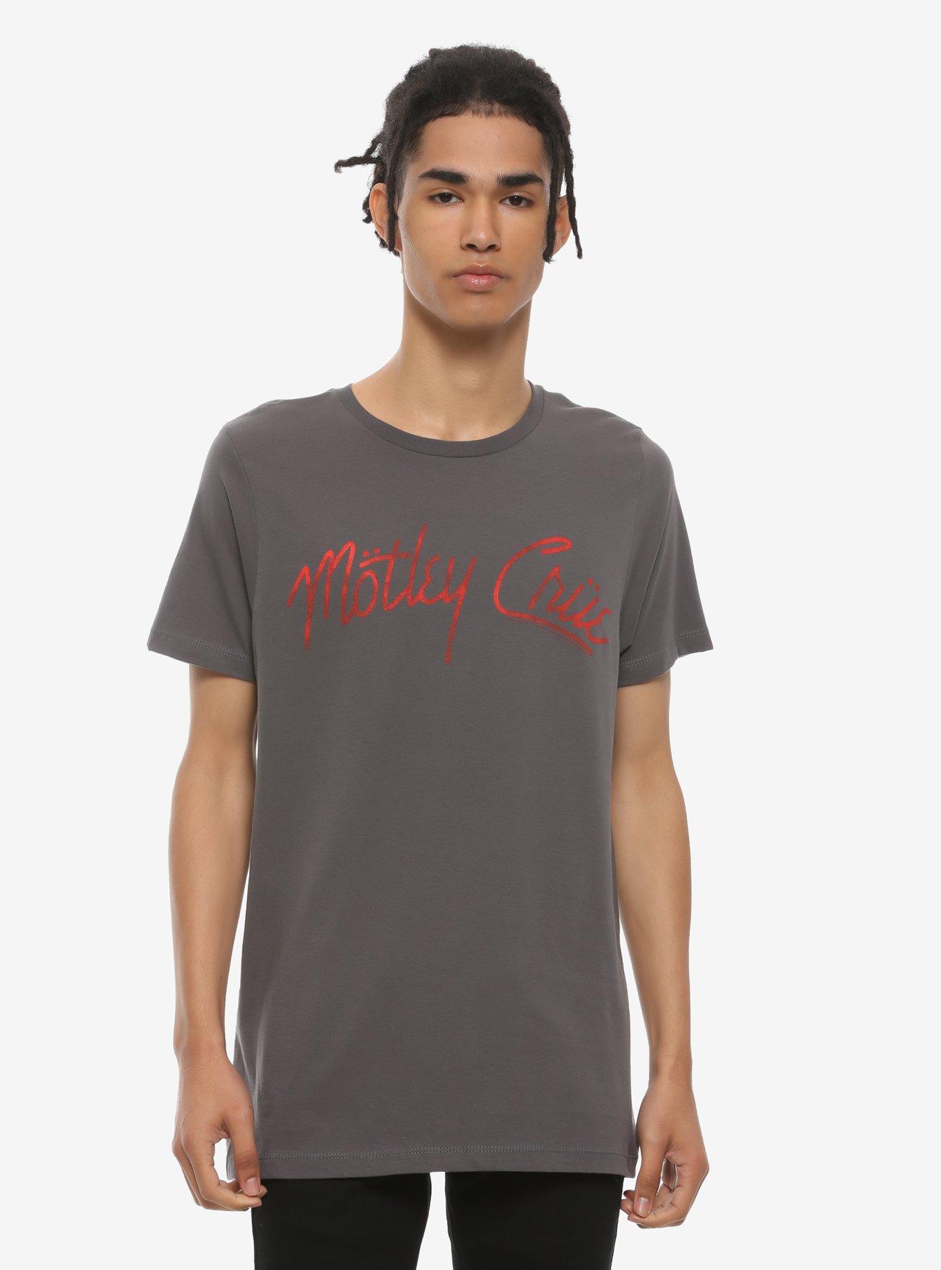 Motley Crue Girls Era Logo T-Shirt, BLACK, alternate