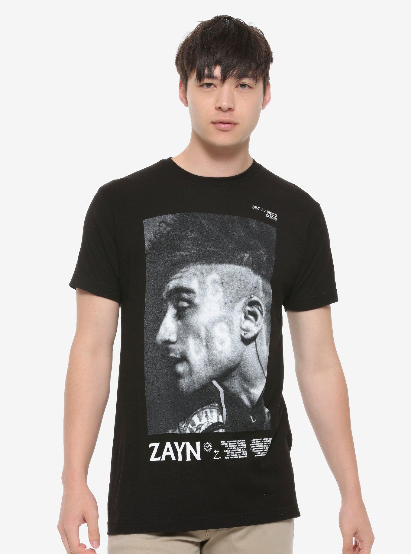 Zayn Icarus Falls Portrait T-Shirt, BLACK, alternate