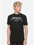 Metallica ...And Justice For All Tracklisting T-Shirt, BLACK, alternate