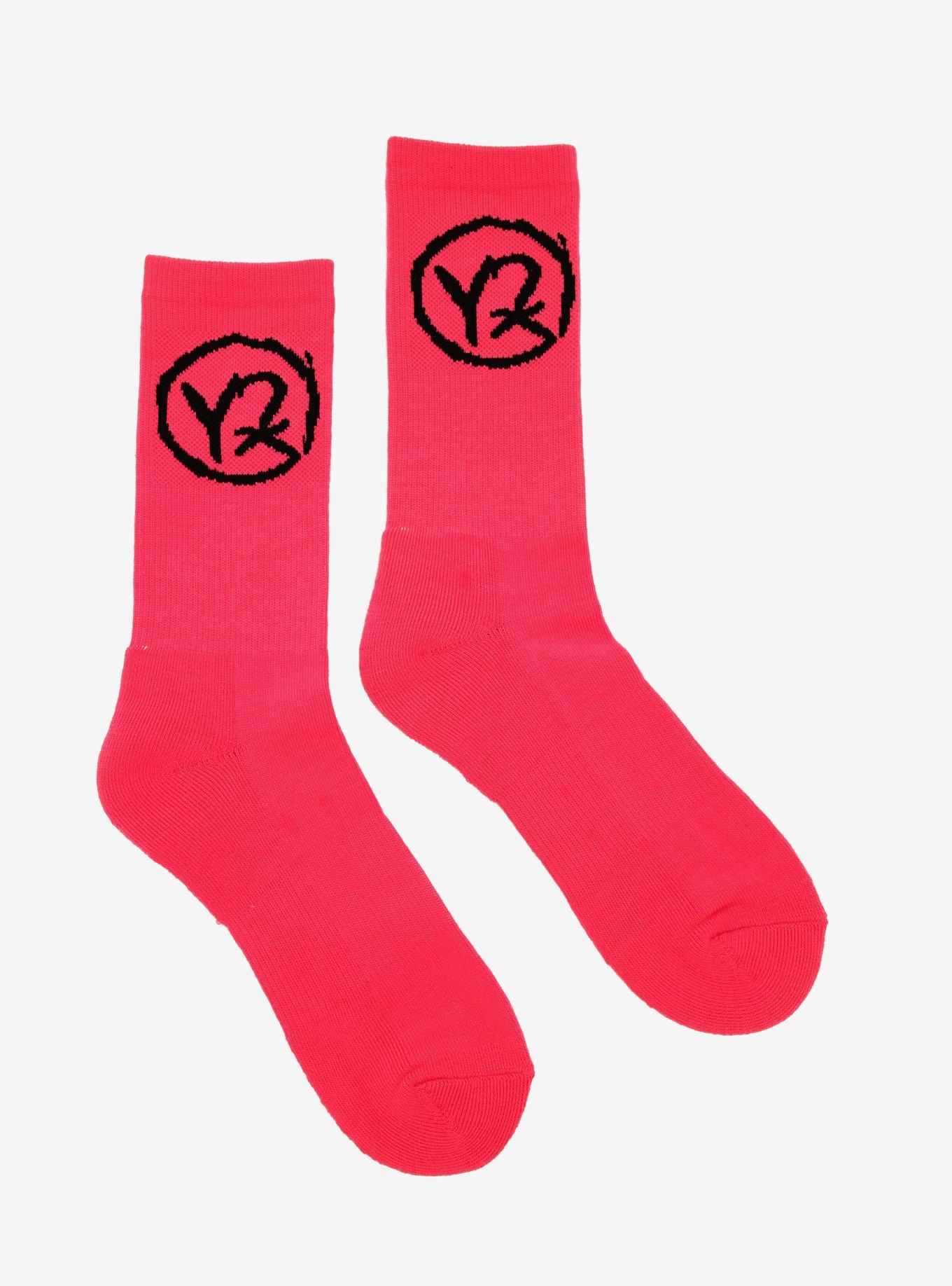 Yungblud Logo Crew Socks, , alternate