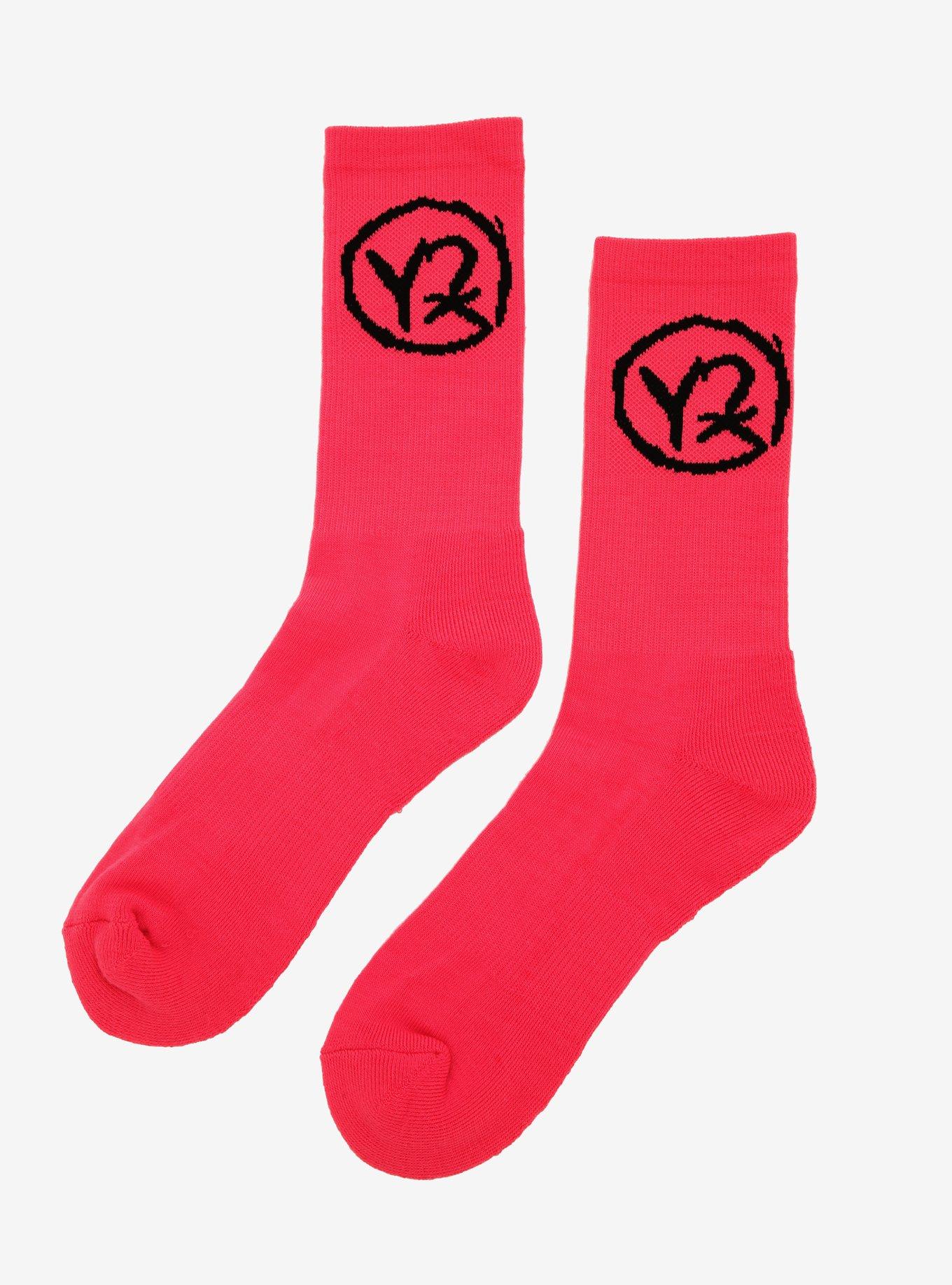 Yungblud Logo Crew Socks, , alternate