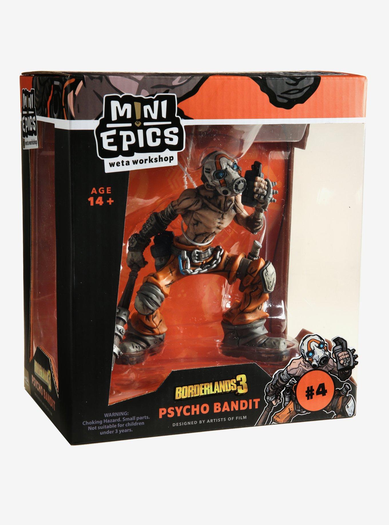 Weta Workshop Borderlands 3 Mini Epics Psycho Bandit Figure, , alternate