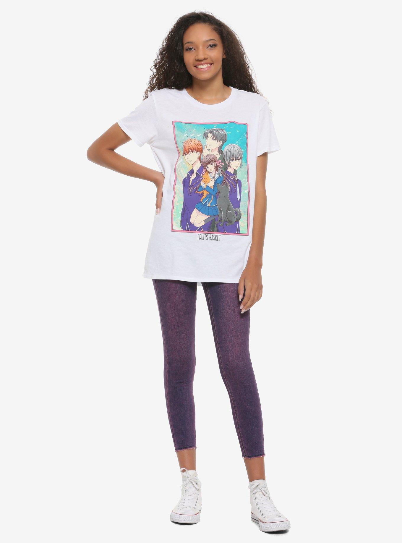 Fruits Basket Tohru & Friends Girls T-Shirt, MULTI, alternate