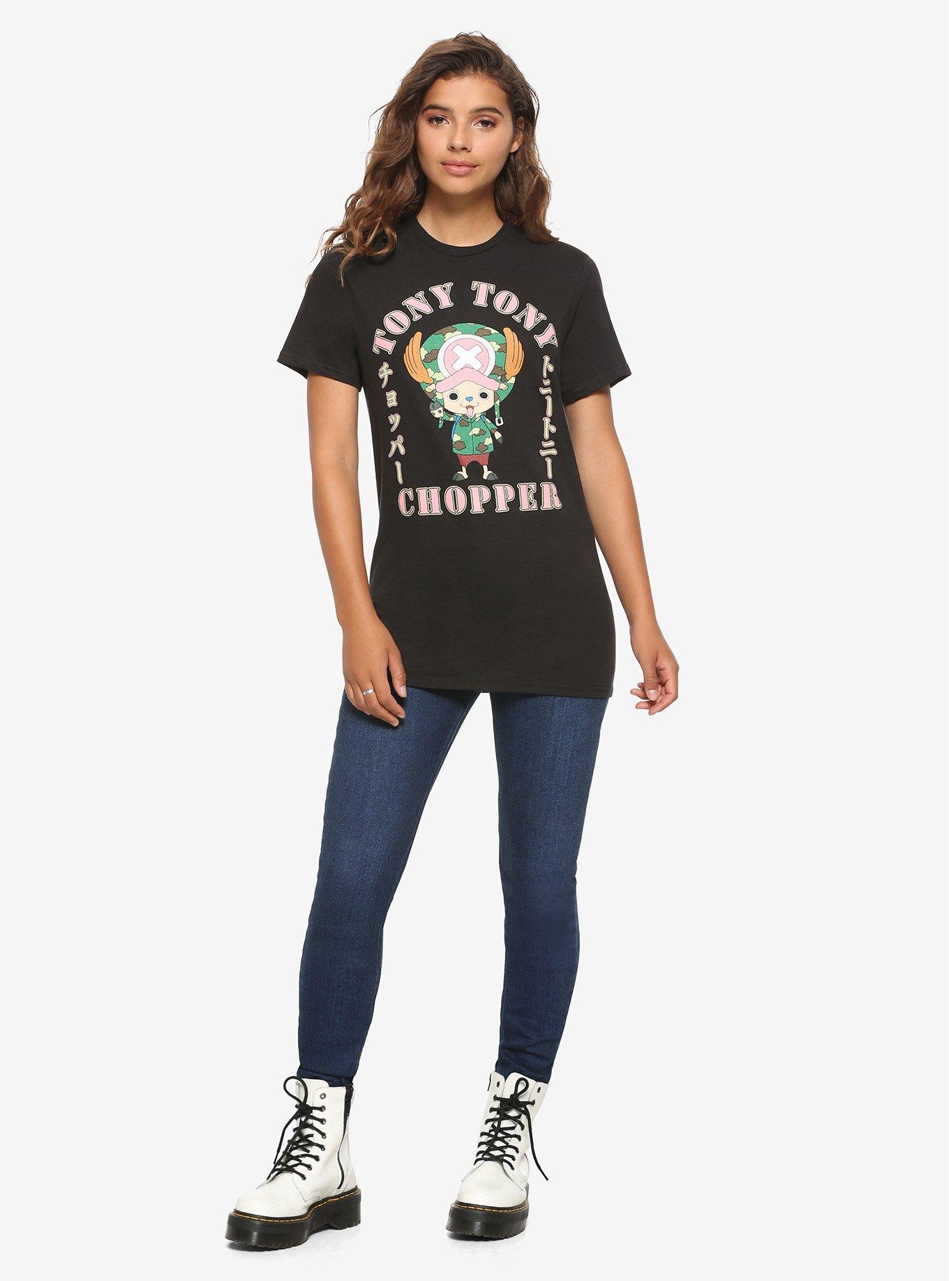 One Piece Camo Tony Girls T-Shirt, MULTI, alternate