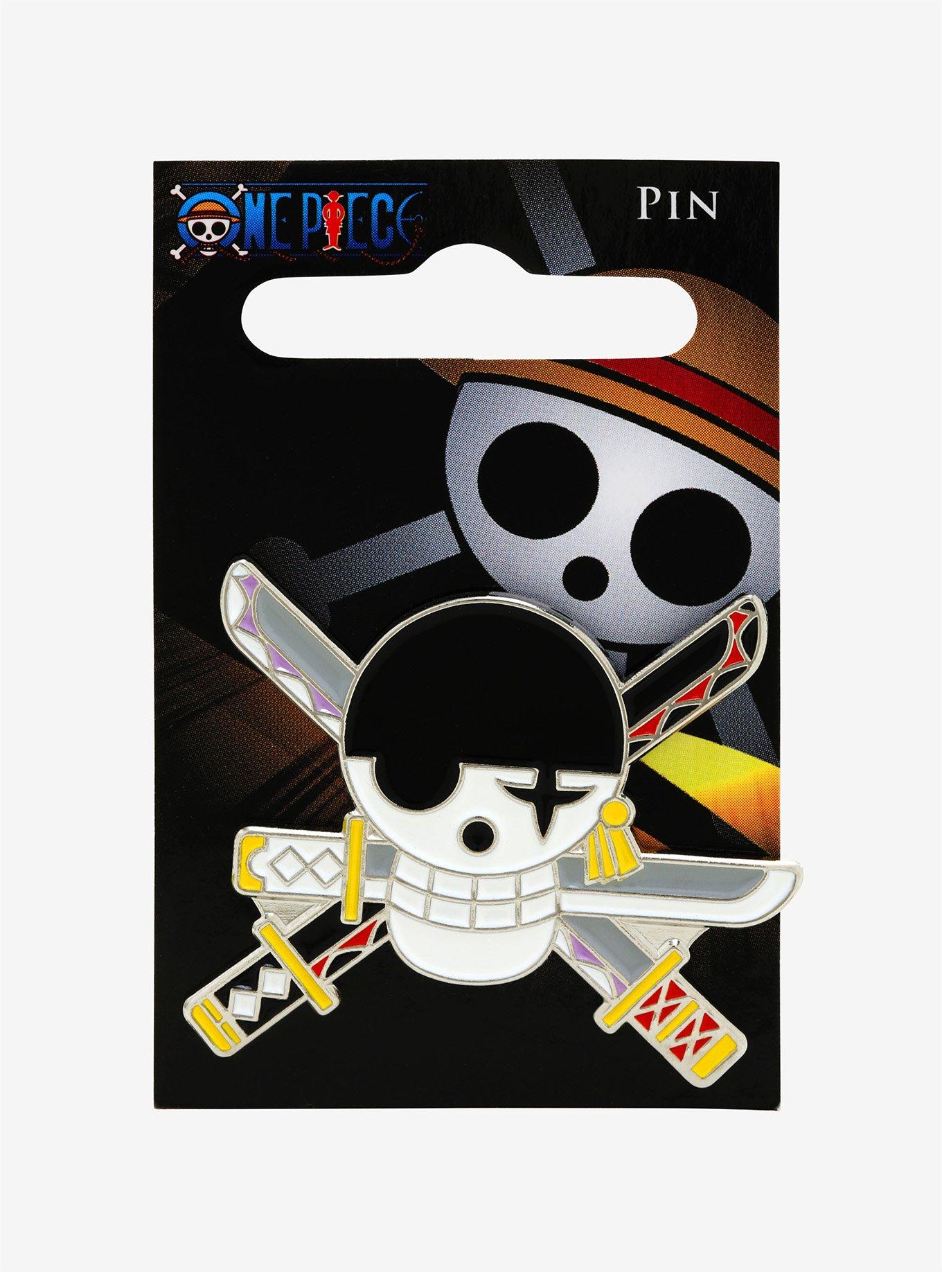 One Piece Zoro Jolly Roger Enamel Pin, , alternate
