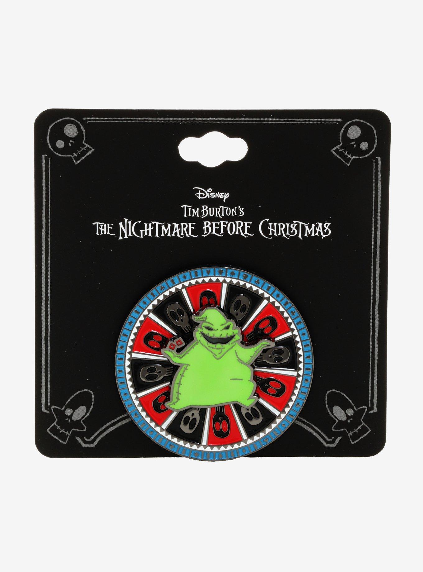 Disney The Nightmare Before Christmas Oogie Boogie Spinning Enamel Pin - BoxLunch Exclusive, , alternate
