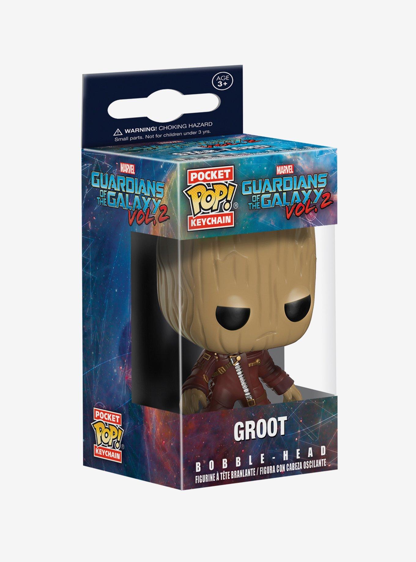 Funko Pocket Pop! Marvel Guardians of the Galaxy Vol. 2 Groot Vinyl Bobble-Head Keychain, , alternate